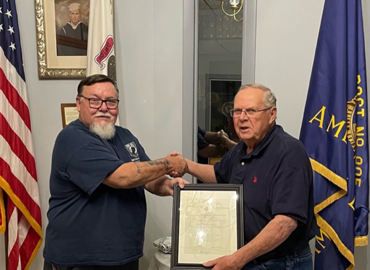 James Harrison recognized for 50 years of service to American Legion