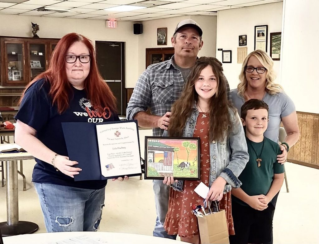 Taylorville VFW Auxiliary 4495 announces winners The BreezeCourier