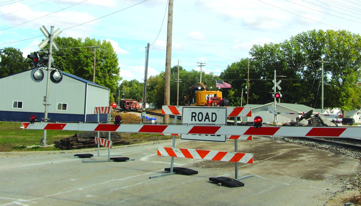 Work on NS rails through Taylorville begins The BreezeCourier
